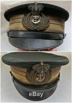 Cappello berretto capitano regia marina san marco rsi 1910 cap Navy hat ww1
