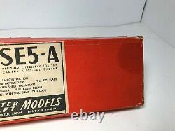 Carter Craft Models World War 1 SE5-A Balsa Wood Model Mint in Box Unbuilt