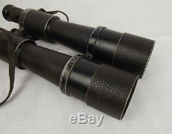 Cased Pair of German WW1 Marine Binoculars Carl Zeiss DF 7X