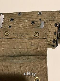 China Marine Grouping Corpsman Pre-ww1 Usmc Depot First Aid Pouches Named Rare