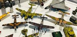 Collection 37 Assembled 172 Model War Planes Tanks Kitty Hawk WWI WWII Korea