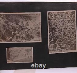 Collection of 48 Pages of WWI Era Photos Military Mass Graves Germany France