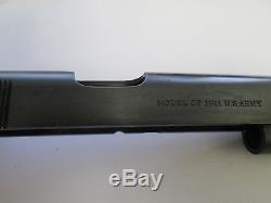 Colt 1911 Slide WWI Army Early Roman Lettering Rear Pony 1914-1917 Excellent