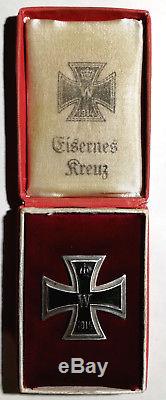 Croix De Fer Allemande Avec Boite 1914 German Iron Cross Ww1 With Box