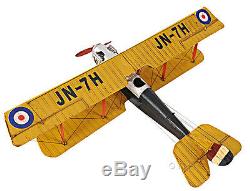 Curtis JN-7H Jenny Barnstormer Biplane Metal Model 19 Airplane Aircraft Decor