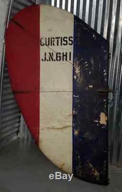 Curtiss Jenny JN6H1 Rudder with Fabric Wicker Seat & Cockpit Cowling WW1 Aircraft