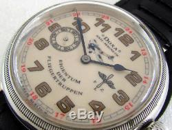 DOXA F. Z. L. EIGENTUM der FLIEGERTRUPPEN German Pilots WWI Antique Swiss Watch