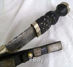 Dated 1904 SCOTTISH PIPER'S DIRK HIGHLAND DAGGER BRITISH ARMY ISSUE KNIFE WWI