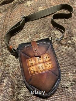 Davranov Trench Drop E-Tool And Handmade Leather Carrier RARE 1/1