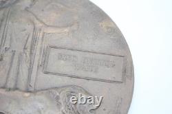 Death Penny Plaque King's Own Yorkshire Light Infantry Private WAITE