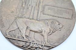 Death Penny Plaque King's Own Yorkshire Light Infantry Private WAITE
