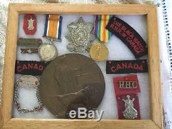 Death Plaque Ww1 Royal Highland Of Canada Black Watch