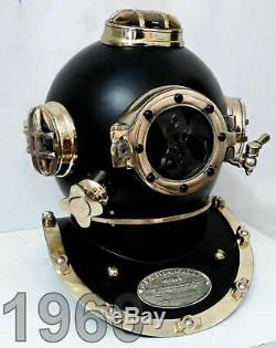 Deep Sea Marine Style US Navy Mark V Antique Scuba SCA 18 Divers Diving Helmet