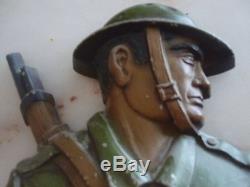 Dough Boy Soldiers Wall Plaque World War One