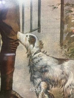 EXCEPTIONAL CONDITION! EG RENESCH'S DUTY CALLS Gorgeous WW1 FRAMED Print! 23