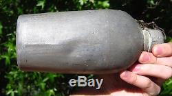 Early WW1 US Army Military M1910 SPUN SEAMLESS Aluminum Canteen
