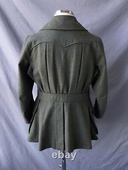 Edwardian Jacket WW1 Coat 1910s Jacket Antique Coat Vtg Pleat Back Jacket