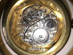 Elgin Ship's Chronometer in Gimbaled Mahogany Box, WWI very rare