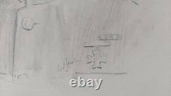 Exquisite WWI Pencil Drawing Of Soldier Artist Signed Ned Steel