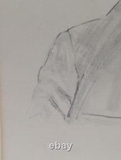 Exquisite WWI Pencil Drawing Of Soldier Artist Signed Ned Steel