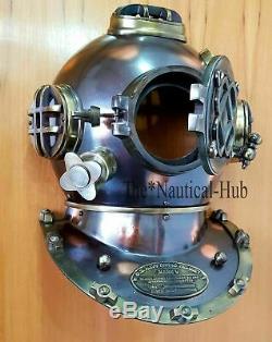 FULLY FUNCTIONAL Mark V Door Knock Decor Helmet Antique Diving Helmet US Navy