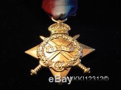 FULL SIZE BRITISH WW1 1914 15 STAR REPLACEMENT COPY MEDAL