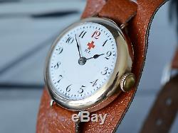 Fabulously Rare WW1 Rolex Red Cross Nurses Trench Watch, The Real McCoy