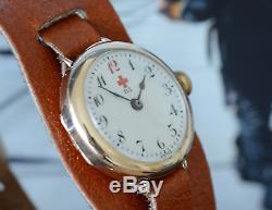Fabulously Rare WW1 Rolex Red Cross Nurses Trench Watch, The Real McCoy