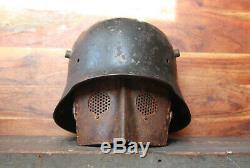 Face mask MG 08/15 German Machine Guns ww1 helmet helmet casque