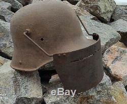 Face plate Helmet M16 ORIGINAL Imperial German WWI WW1 very rare, listing 1