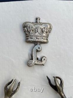 Fine & Rare Original Scottish Officer's Victorian Seaforth Highlanders cap badge