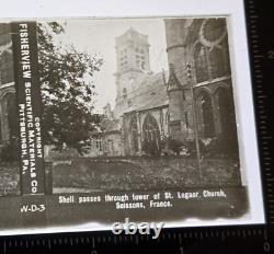 Fisherview Glass Stereoview Photos Slides WWI World War 1 Set of 15 with Boxes WW1