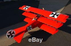 Fokker Dr1 Red Baron Wwi 73 Giant Scale Airplane Aviation