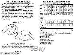 Folkwear Metro Middy Blouse Retro WWI era Easy Sewing Pattern 270 size XS-3XL