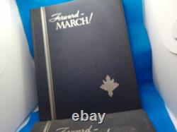 Forward March! 1937 2 volume HB book WWI Mackey Jernegan by Disabled Veterans