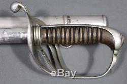 French 1882 pattern officer infantry sword with signed blade WWI