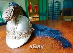 French Dragoon Helmet WWI Horsehair Crest