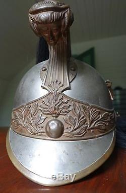 French Dragoon Helmet WWI Horsehair Crest