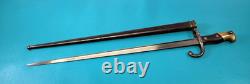 French Military Model 1874 Gras Rifle Bayonet Sword & Scabbard TR1677