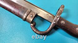 French Military Model 1874 Gras Rifle Bayonet Sword & Scabbard TR1677