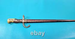 French Military Model 1874 Gras Rifle Bayonet Sword & Scabbard TR1677