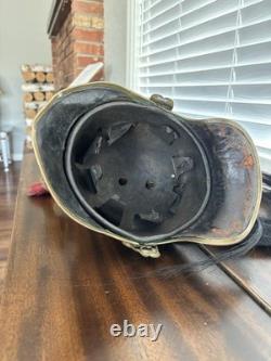 French Pre-WW1 Dragoon Parade Metal Helmet with Horsehair Plume withStamped reg#