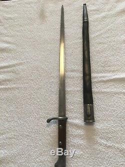 GERMAN BAYONET GREEK KNIFE M1914 Imperial bavarian troops WW1 exc. Collector item