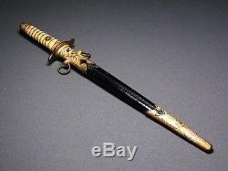 GOOD WW1-WW2 Japanese Imperial Navy Antique Gunto Sword in SAKURA Koshirae C214