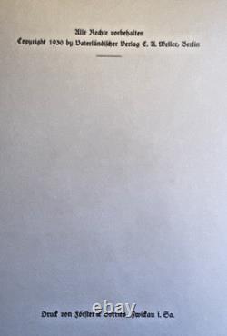 German Airforce during WWI UNSERE LUFTSTREITKRAFTE 1914-1918 Illust. 1st Ed 1930