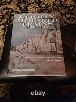 German Armored Trains 1904-1945 SCHIFFER HC DJ VG WW1 WW2 War Nazi Military