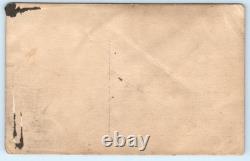 German Freikorps Machine Gun Wound Badge Real Photo Postcard Post WWI