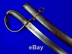 German Germany Bavarian WW1 Artillery Sword with Scabbard Matching #