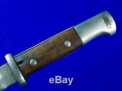 German Germany WW1 Mauser K98 Saw Back Dress Bayonet Knife Dagger with Scabbard 3