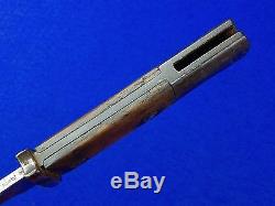 German Germany WW1 Model 1884-98 Unit Marked Mauser K98 Saw Back Bayonet Knife